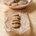 Homemade oatmeal cookies