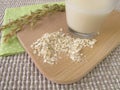 Homemade oats milk