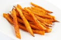 Sweet potato fries Royalty Free Stock Photo