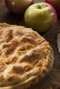 Homemade Organic Apple Pie Dessert Royalty Free Stock Photo