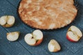 Homemade organic apple pie dessert ready to eat. Selective focus Royalty Free Stock Photo