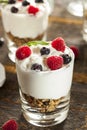 Homemade Organic Fresh Fruit Parfait Royalty Free Stock Photo
