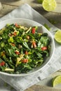 Homemade Organic Green Collard Greens Royalty Free Stock Photo