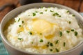 Homemade Organic Mashed Cauliflower Royalty Free Stock Photo