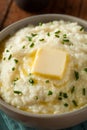 Homemade Organic Mashed Cauliflower Royalty Free Stock Photo