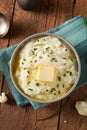 Homemade Organic Mashed Cauliflower Royalty Free Stock Photo