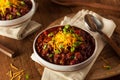 Homemade Organic Vegetarian Chili Royalty Free Stock Photo