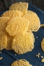 Homemade Parmesan Cheese Crisps Royalty Free Stock Photo