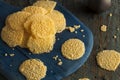 Homemade Parmesan Cheese Crisps Royalty Free Stock Photo