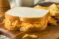 Homemade PImento Cheese Sandwich