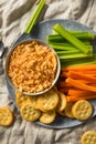 Homemade Pimento Cheese Spread Royalty Free Stock Photo