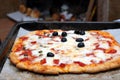 Homemade pizza Royalty Free Stock Photo