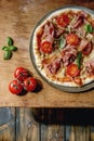 Homemade pizza napolitana
