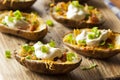 Homemade Potato Skins with Bacon Royalty Free Stock Photo