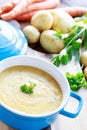 Homemade potato soup