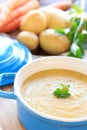 Homemade potato soup Royalty Free Stock Photo