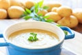 Homemade potato soup