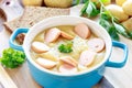 Homemade potato soup