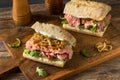 Homemade Prime Rib Sandwich Au Jus