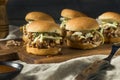 Homemade Pulled Pork Sliders Royalty Free Stock Photo