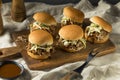 Homemade Pulled Pork Sliders Royalty Free Stock Photo