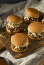 Homemade Pulled Pork Sliders Royalty Free Stock Photo