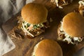 Homemade Pulled Pork Sliders Royalty Free Stock Photo