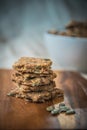 Homemade pumpkin seeds biscuits