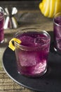 Homemade Purple Haze Cocktail Royalty Free Stock Photo