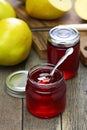 Homemade quince jelly