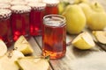 Homemade Quince Jelly Royalty Free Stock Photo