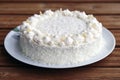 Homemade Raffaello Cake Coconut Almond Cake