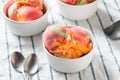 Homemade Rainbow Ice Cream Sorbet Royalty Free Stock Photo