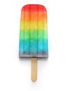 Homemade rainbow ice pop Royalty Free Stock Photo