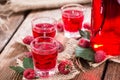 Homemade Raspberry Liqueur Royalty Free Stock Photo
