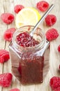 Homemade raspberry marmalade