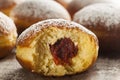 Homemade Raspberry Polish Paczki Donut Royalty Free Stock Photo