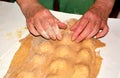 Homemade ravioli