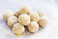 Homemade Raw Vegan Coconut and Lemon Truffles