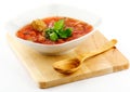 Homemade red Borscht Royalty Free Stock Photo