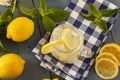 Homemade Refreshing Yellow Lemonade