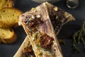 Homemade Roasted Beef Bone Marrow Royalty Free Stock Photo