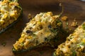 Homemade Roasted Quinoa Stuffed Poblano Peppers