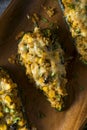 Homemade Roasted Quinoa Stuffed Poblano Peppers