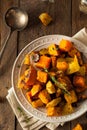 Homemade Roasted Root Vegetables Royalty Free Stock Photo