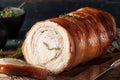 Homemade Rolled Porchetta Roast