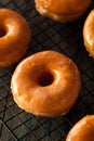 Homemade Round Glazed Donuts