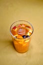 Homemade Sangria Iced Tea Royalty Free Stock Photo