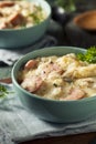 Homemade Sauerkraut and Sausage Soup Royalty Free Stock Photo