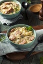 Homemade Sauerkraut and Sausage Soup Royalty Free Stock Photo